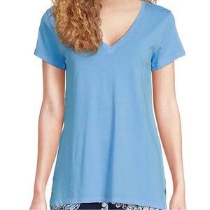 Lilly Pulitzer Blue Meredith V-Neck